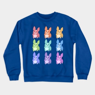 Nine Colorful Corgis Crewneck Sweatshirt